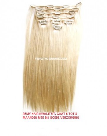 CLIP IN REMY STRAIGHT 45 cm