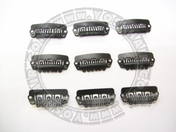 Clipjes zwart 9 stuks