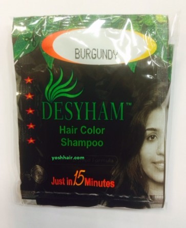 Desyham Hair color shampoo burgundy