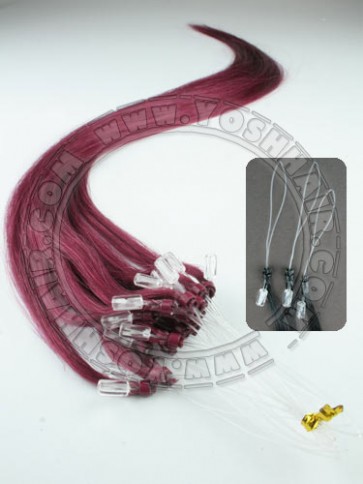 Micro Loop Extensions Burgundy