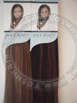 Black Beauty Yaki weave