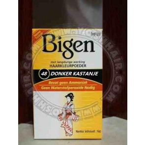 Bigen Donker kastanje