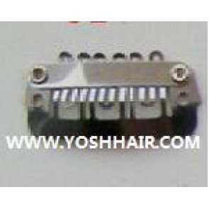 2.3cm zilvere clips