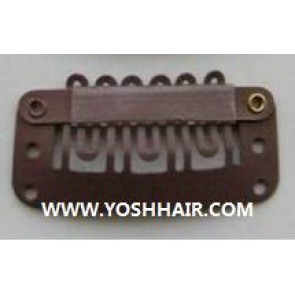3.2 cm donker bruine clips