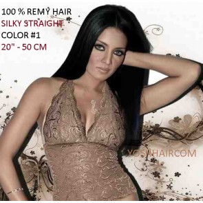 REMY HAIR MACHINE WEFT 50CM LANG