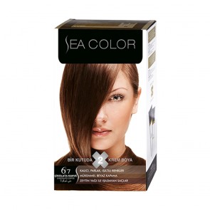 Sea color chocolate coffee