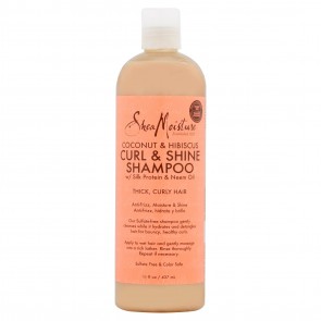 coconut & hibiscus curl & shine shampoo