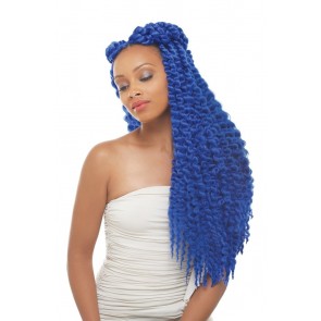 2X HAVANA MAMBO TWIST BRAID 24 Inch #blue