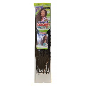 2X HAVANA MAMBO TWIST BRAID 24 Inch #2 Black brown